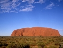 Uluru in the heart of Australia